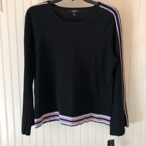 Alfani striped sleeve sweater